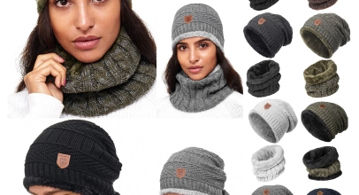 Indicode Unisex Winterset Siracusa-Mütze und Schal Fleecefutter – verschiedene Farben für 18,99€ inkl. Versand!