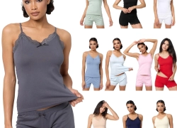 Tazzio Damen SET 2er-Set Unterwäsche Shorty Unterhemd Panty Slip für 15,92€ inkl. Versand!