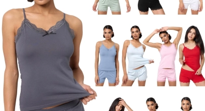 Tazzio Damen SET 2er-Set Unterwäsche Shorty Unterhemd Panty Slip für 15,92€ inkl. Versand!