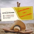 WOW Deal – Multi Gutschein 2 x 3 Nächte ca. 1.700 Hotels nach Wahl für 29,99€ inkl. Versand!