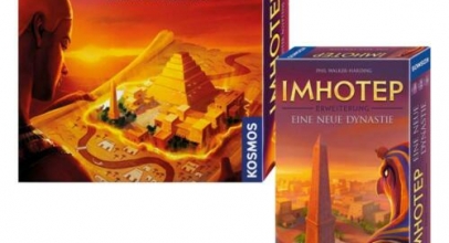 KOSMOS Imhotep Spiel + Gratis Erweiterung Eine neue Dynastie Brett Spiele Set für 32,50€ inkl. Versand