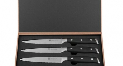4-tlg. Messerset Steakmesser Edelstahl Wellenschliff für 14,90€ inkl. Versand