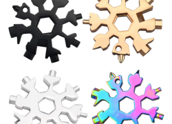 Schneeflocke Multi-Tool 18-in-1 Tragbares Edelstahl-Multifunktionswerkzeug für 2,39€ inkl. Versand!