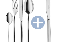 24tlg. Villeroy & Boch Piemont Tafelbesteck + 2 gratis Schokostreicher für 49,99€  inkl. Versand!