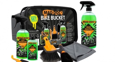 Pflege Eimer 8tlg Set Reiniger Kettenöl Bürste Tuch usw. Fahrrad E-Bike MAD DOCs für 27,19€ inkl. Versand!