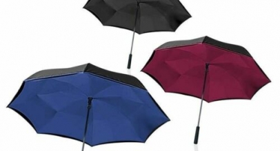 Wonderdry Umbrella Regenschirm mit Umstülptechnik
