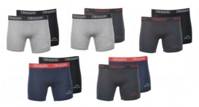 10er Pack Kappa Boxershorts Schwarz Mix für 27,95€ inkl. Versand!