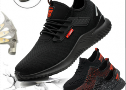 Sportliche Arbeitsschuhe S3 Sicherheitsschuhe Halbschuhe Atmungsaktiv mit Stahlkappe für 21,88€ inkl. Versand!