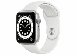 Apple Watch Series 6 Aluminium silber 44mm GPS Bluetooth Fitnessuhr Smartwatch für 379,90€ inkl. Versand!