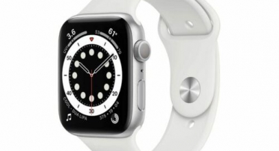 Apple Watch Series 6 Aluminium silber 44mm GPS Bluetooth Fitnessuhr Smartwatch für 379,90€ inkl. Versand!