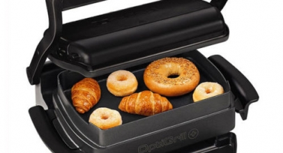 TEFAL GC 7148 Optigrill+ mit Baking Kontaktgrill schwarz 2.000 Watt für 99,90€ inkl. Versand