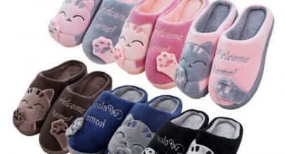 JACKSHIBO Damen Herren Winter Hausschuhe Filzpantoffeln Slippper für je 9,99€ inkl. Versand!