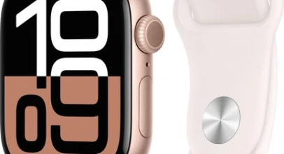 Apple Watch 10 Cell Alu Rosegold 42mm A3001 White Silicon Band für 299,70€ inkl. Versand!