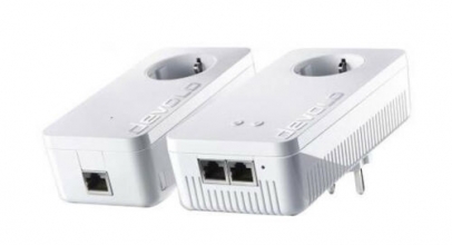 Devolo dLAN 1200+ WiFi ac Starter Kit 1200 Mbit/s Powerline integr. Steckdose für 124,90€ inkl. Versand!