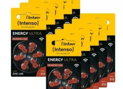 60 Intenso Energy Ultra Typ 312 Zink-Luft Hörgerätebatterien im 6er Blister für 9,99€ inkl. Versand!