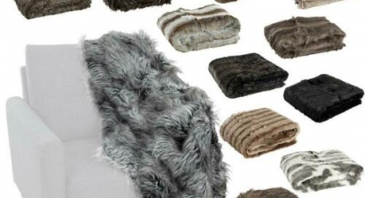 Fellimitatdecke Kunstfell 130x150cm Kuscheldecke Sofadecke für 9,99€ inkl. Versand!