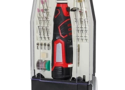 Akku Schleif und Gravur Set 12 V inkl. Akku + Ladegerät + 72-teiligem Zubehörset für 14,90€ inkl. Versand!