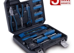 Scheppach Werkzeugkoffer WZK49 50-tlg. Zangen Schraubendreher Bits Hammer für 13,41€ inkl. Versand!