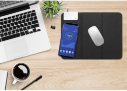 4smarts QI Mauspad Induktiv 10W Schwarz Mausunterlage Ladematte für 19,95€ inkl. Versand!