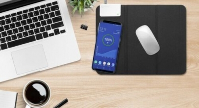 4smarts QI Mauspad Induktiv 10W Schwarz Mausunterlage Ladematte für 19,95€ inkl. Versand!