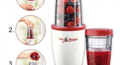 Standmixer Smoothie Maker Mr. Magic Mixer Edelstahl für 23,99€ inkl. Versand!