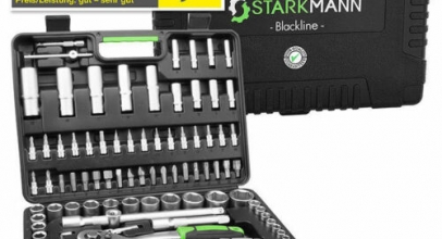STARKMANN Blackline 108 teiliger Steckschlüssel-Satz für 36,99€ inkl. Versand!