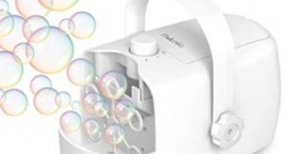 Tragbare Seifenblasenmaschine (bis zu 1.500 Seifenblasen pro Minute) für 15,99€